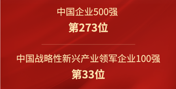 尊龙凯时-人生就是搏技术荣登“2022中国500强”，跻身民企百强